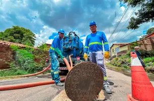 Águas de Teresina reforça manutenção preventiva e retira 28,5 toneladas de resíduos irregulares da rede de esgoto em 2025 (Foto: Reprodução)