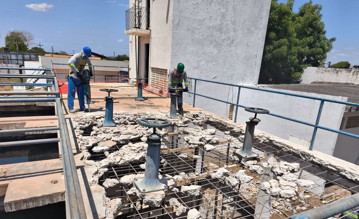 Águas do Piauí reforma Estação de Tratamento de Piracuruca após imóvel ser condena