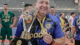 André Bié renova com o CAP Futsal para 2026 (Foto: Lucas Batista/Atlético Piauiense)