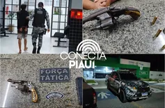 Arma de fogo, munições e moto são apreendidas durante abordagem em Luís Correia