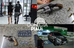 Arma de fogo, munições e moto são apreendidas durante abordagem em Luís Correia (Foto: Reprodução)