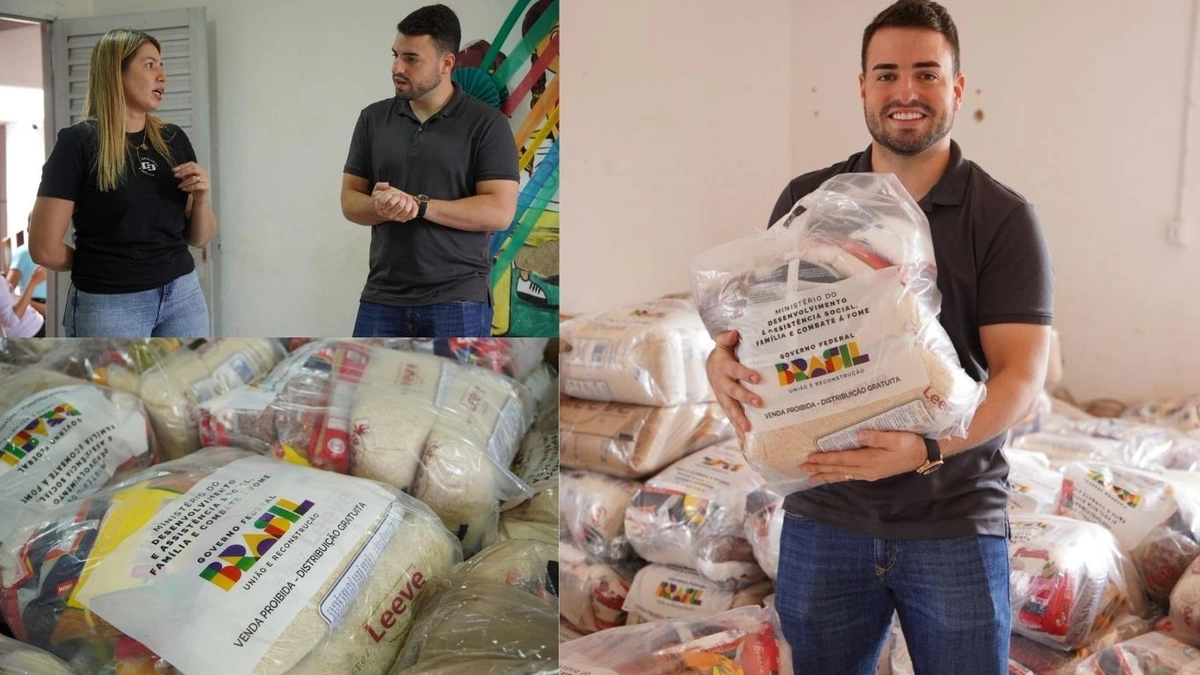 Aroazes recebe cestas básicas do Governo Federal