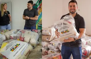 Aroazes recebe cestas básicas do Governo Federal (Foto: Reprodução)