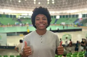 Atleta acompanha final do campeonato e reforça grandeza do esporte no Piauí (Foto: Conecta Piauí)