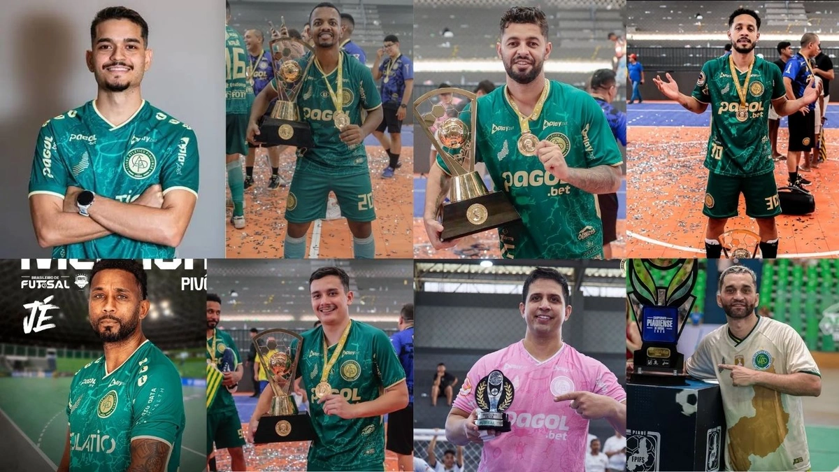 Atlético-PI renova com 8 campeões do Brasileiro de futsal