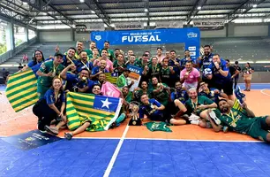 Atlético Piauiense campeão Brasileiro de Futsal 2025 (Foto: Pedro Melo/Conecta Piauí)