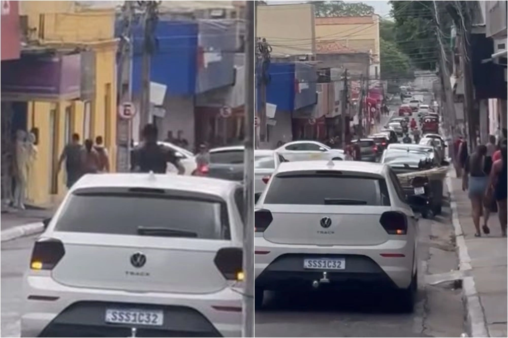Blogueiro flagra ação de 'lanceiros' no Centro de Teresina e faz alerta