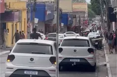 Blogueiro flagra ação de 'lanceiros' no Centro de Teresina e faz alerta