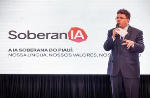 Brasília: Rafael Fonteles apresenta o SoberanIA no Encontro Nacional de IA (Foto: Reprodução)