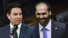Câmara decide cassar mandatos de Eduardo Bolsonaro e Ramagem (Foto: Carolina Antunes/PR e Marcelo Camargo/Agência Brasil)