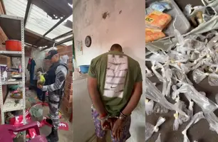 Casal é preso por tráfico de drogas durante Operação Boca Fechada em Água Branca (Foto: Divulgação/SSP-PI)