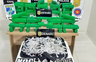 Cem tabletes de maconha são apreendidos durante operação na zona Sul de Teresina (Foto: Divulgação/DENARC)