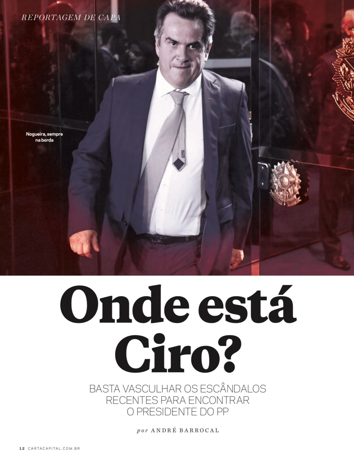 Ciro Nogueira vira capa da CartaCapital