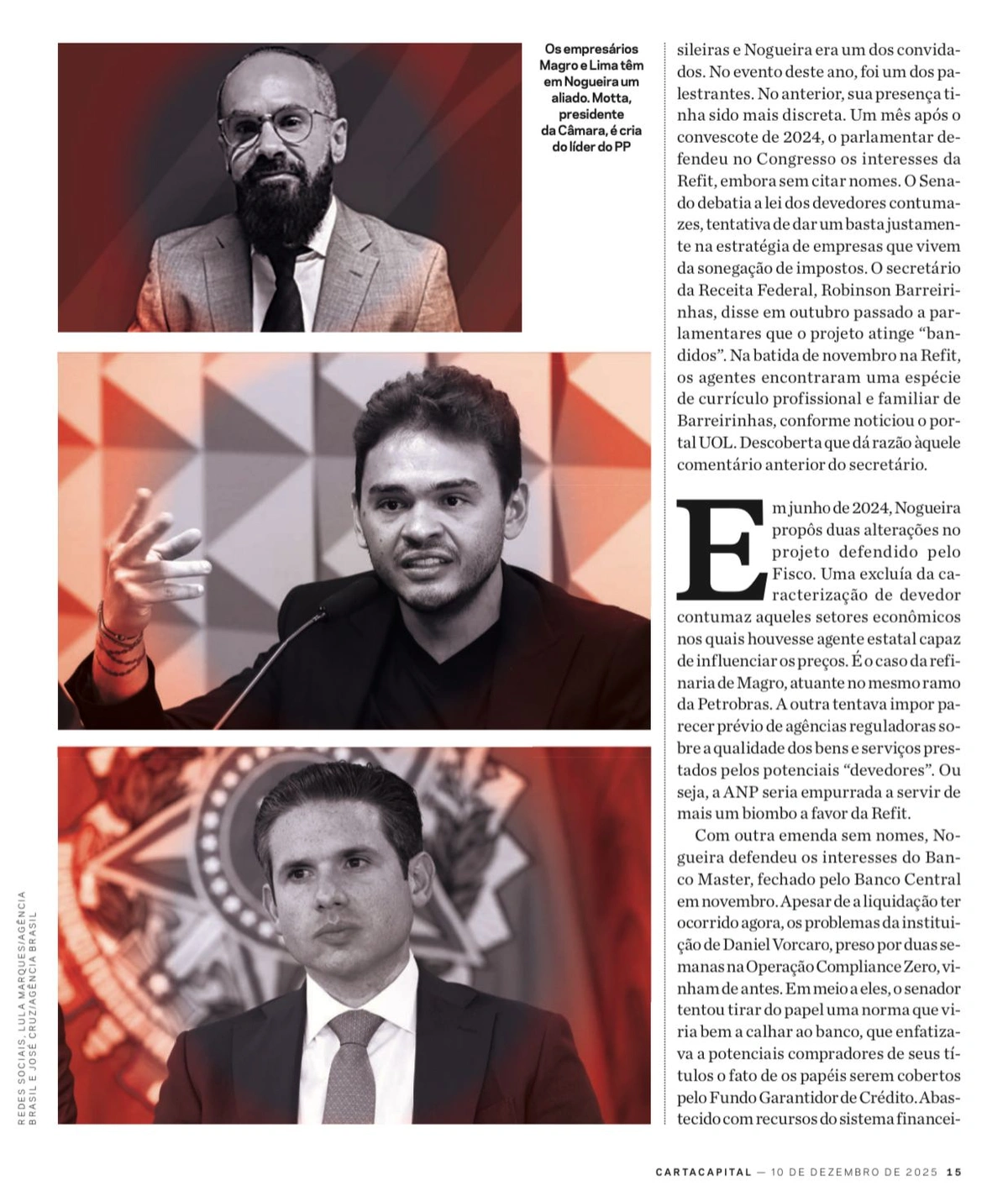 Ciro Nogueira vira capa da CartaCapital