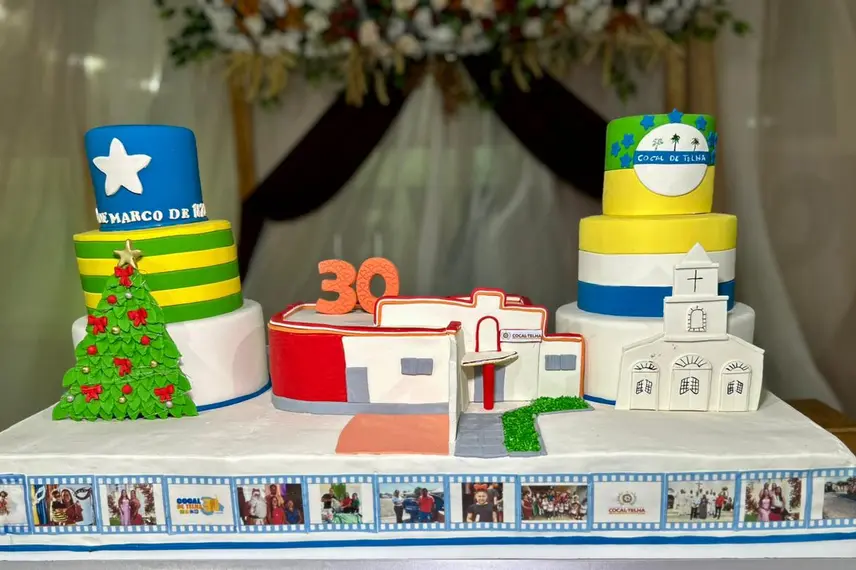 Cocal de Telha celebra 30 anos com premiações e tradicional corte do bolo