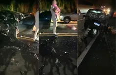 Grave colisão entre dois carros deixa três mortos na BR-316, em Miguel Leão