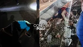 Colisão entre motos deixa dois homens feridos na BR-316 em Timon (Foto: Reprodução)