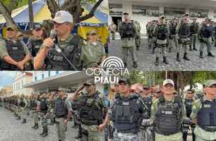 Com 300 policiais extras, PM-PI inicia Operação Boas Festas em Teresina (Foto: Conecta Piauí)