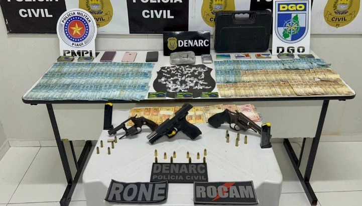 Com 83 operações e 1,8 tonelada de drogas, Piauí reforça combate ao crime