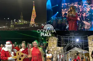 Com show de Elba Ramalho, Luzilândia abre 'Natal Luz 2025' e movimenta economia (Foto: Anna Flávia/Conecta Piauí)