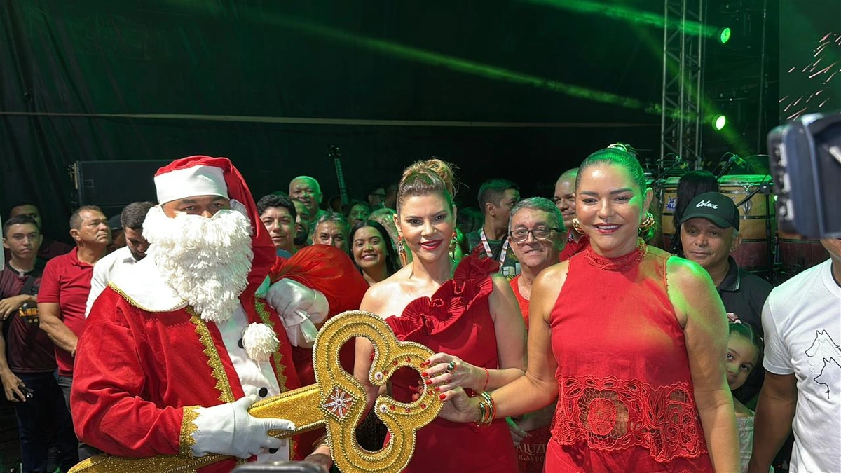 Com show de Elba Ramalho, Luzilândia abre 'Natal Luz 2025' e movimenta economia