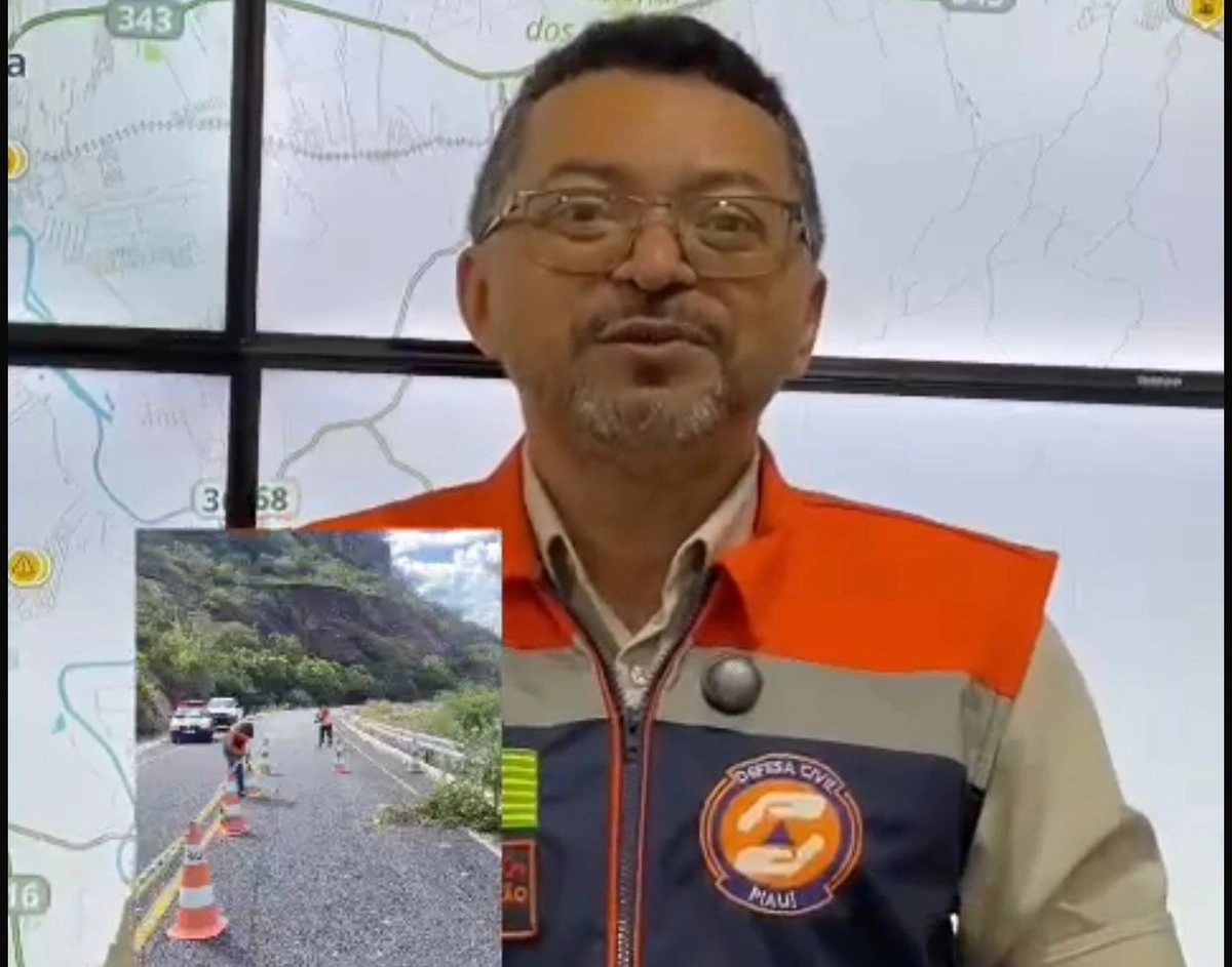 Defesa Civil e DER atuam contra erosão na PI 215 em Campo Maior