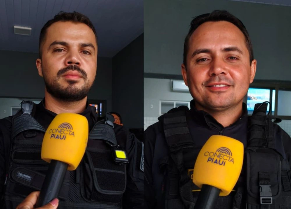 Delegados Ayslan Magalhães e Charles Pessoa