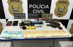 DENARC realiza força-tarefa e apreende arsenal durante operação em Gilbués