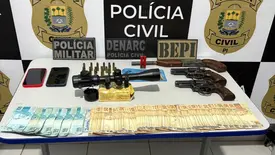 DENARC realiza força-tarefa e apreende arsenal durante operação em Gilbués (Foto: Divulgação/Polícia Civil)