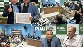 Deputado Evaldo Gomes recebe título de cidadão beneditinense (Foto: Portal Conecta Píaui)