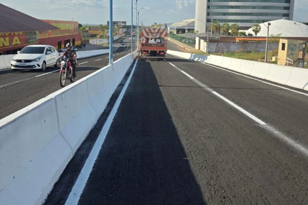 DER conclui serviços de manutenção no elevado da Miguel Rosa e tráfego é liberado