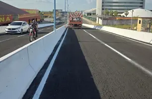 DER conclui serviços de manutenção no elevado da Miguel Rosa e tráfego é liberado (Foto: Reprodução)