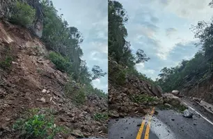 Deslizamento de terra (Foto: Blog do Sigi Vilares)