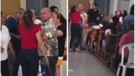 Discussão durante novena provoca tumulto em igreja da zona Norte de Teresina (Foto: Reprodução)