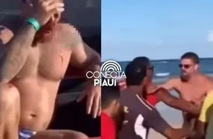 Discussão por cobrança termina em briga generalizada em Porto de Galinhas (Foto: Reprodução)