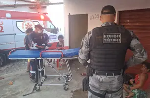 Discussão termina com homem esfaqueado e suspeita presa em Parnaíba (Foto: Divulgação/PMPI)
