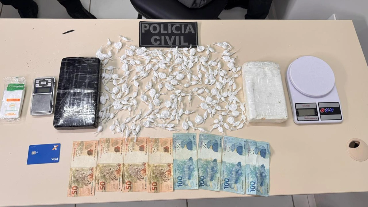 Drogas apreendidas durante operação em Santa Cruz do Piauí