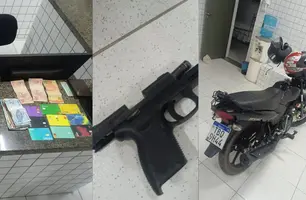 Dupla armada é presa após perseguição policial em Luís Correia (Foto: Reprodução)