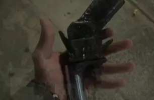 Dupla é detida com arma de ferro durante operação da PM em União (Foto: Reprodução)