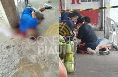 Em pleno feriado de Natal, homem é morto a tiros na frente de bar em Altos