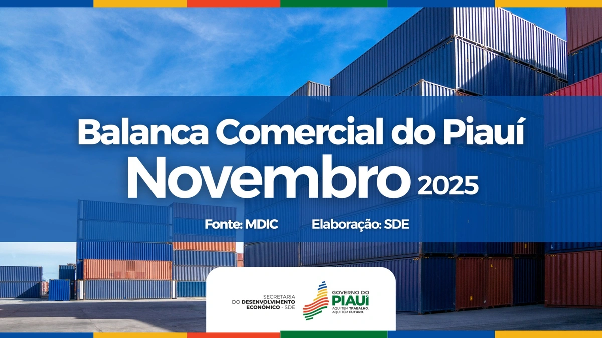 Exportações do Piauí crescem 116,9% e alcançam US$ 81,8 milhões em novembro