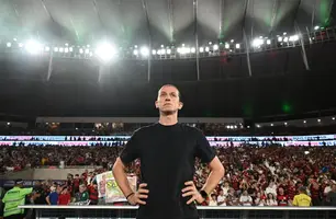 Filipe Luís, treinador do Flamengo (Foto: ALEXANDRE BRUM/Agencia Enquadrar)