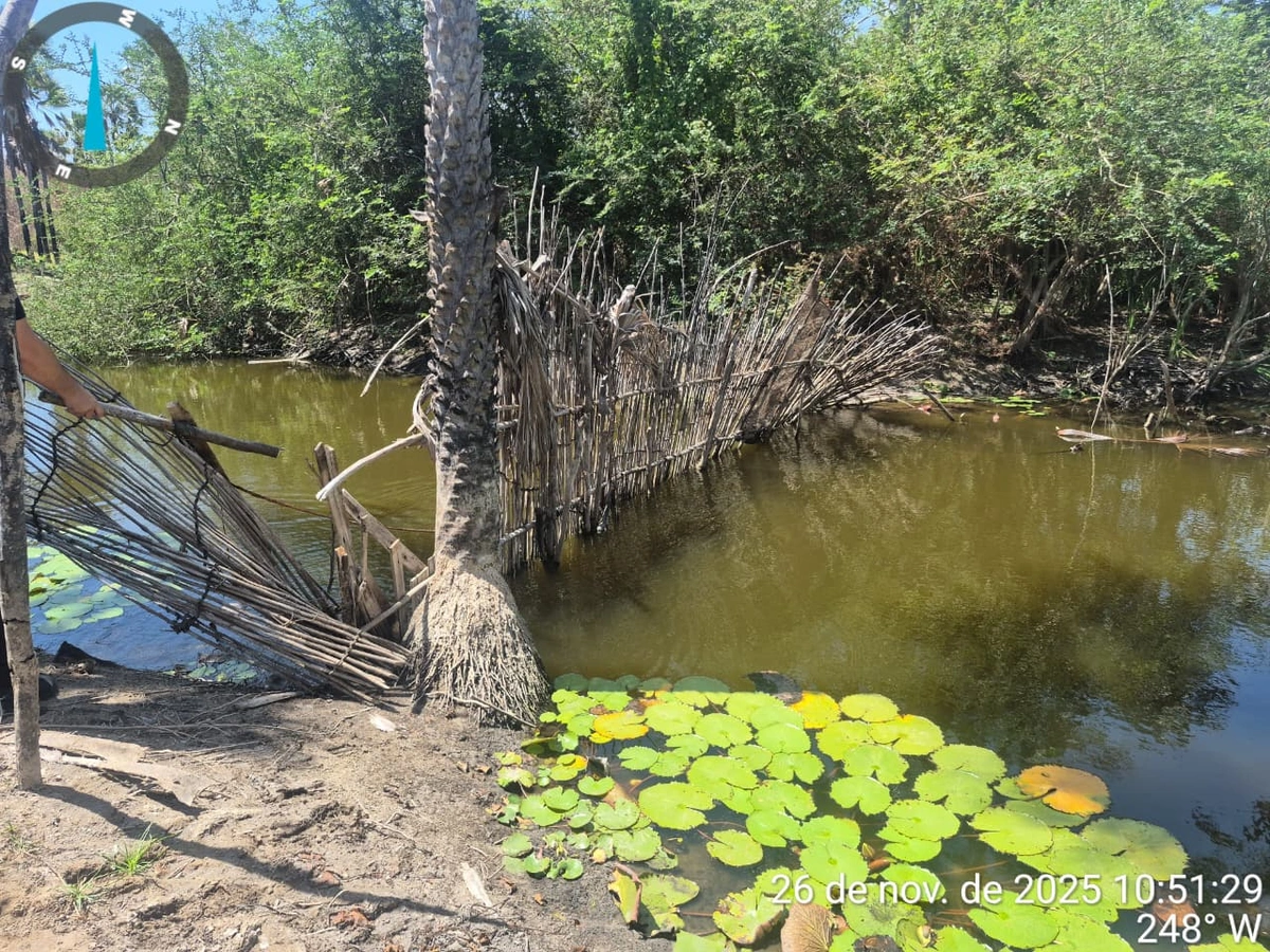 Fiscalização na Lagoa do Portinho