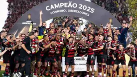 Flamengo conquistou Libertadores e Brasileiro na mesma semana (Foto: Divulgação/ Conmebol)