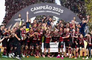 Flamengo conquistou Libertadores e Brasileiro na mesma semana (Foto: Divulgação/ Conmebol)