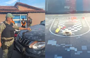 Foragido da Justiça é preso em operação da PM no interior de Miguel Alves (Foto: Reprodução)