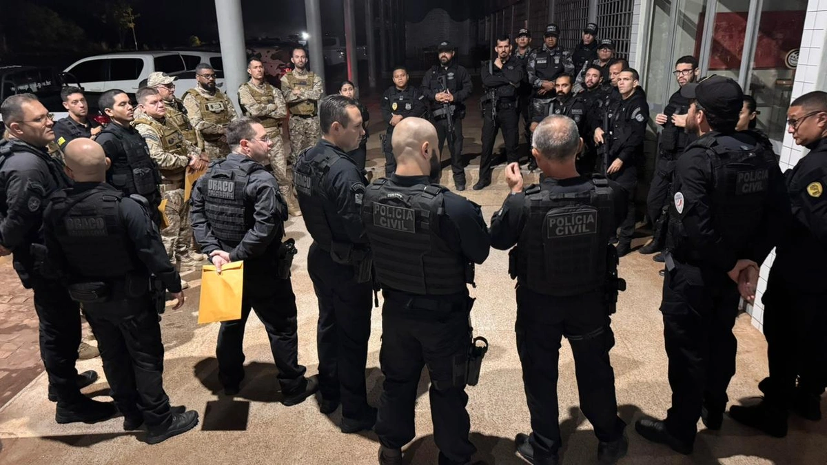 Forças de segurança deflagram operação contra o tráfico em Santa Cruz do Piauí