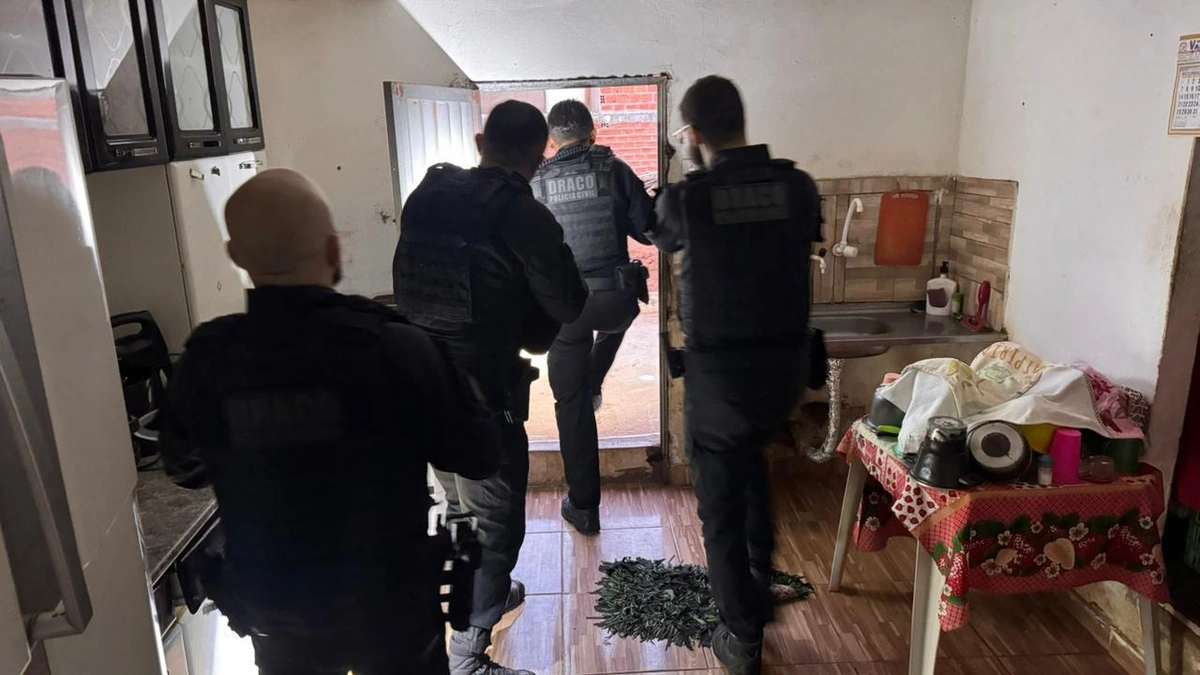 Forças de segurança deflagram operação contra o tráfico em Santa Cruz do Piauí