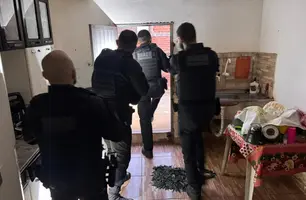 Forças de segurança deflagram operação contra o tráfico em Santa Cruz do Piauí (Foto: Divulgação/SSP-PI)