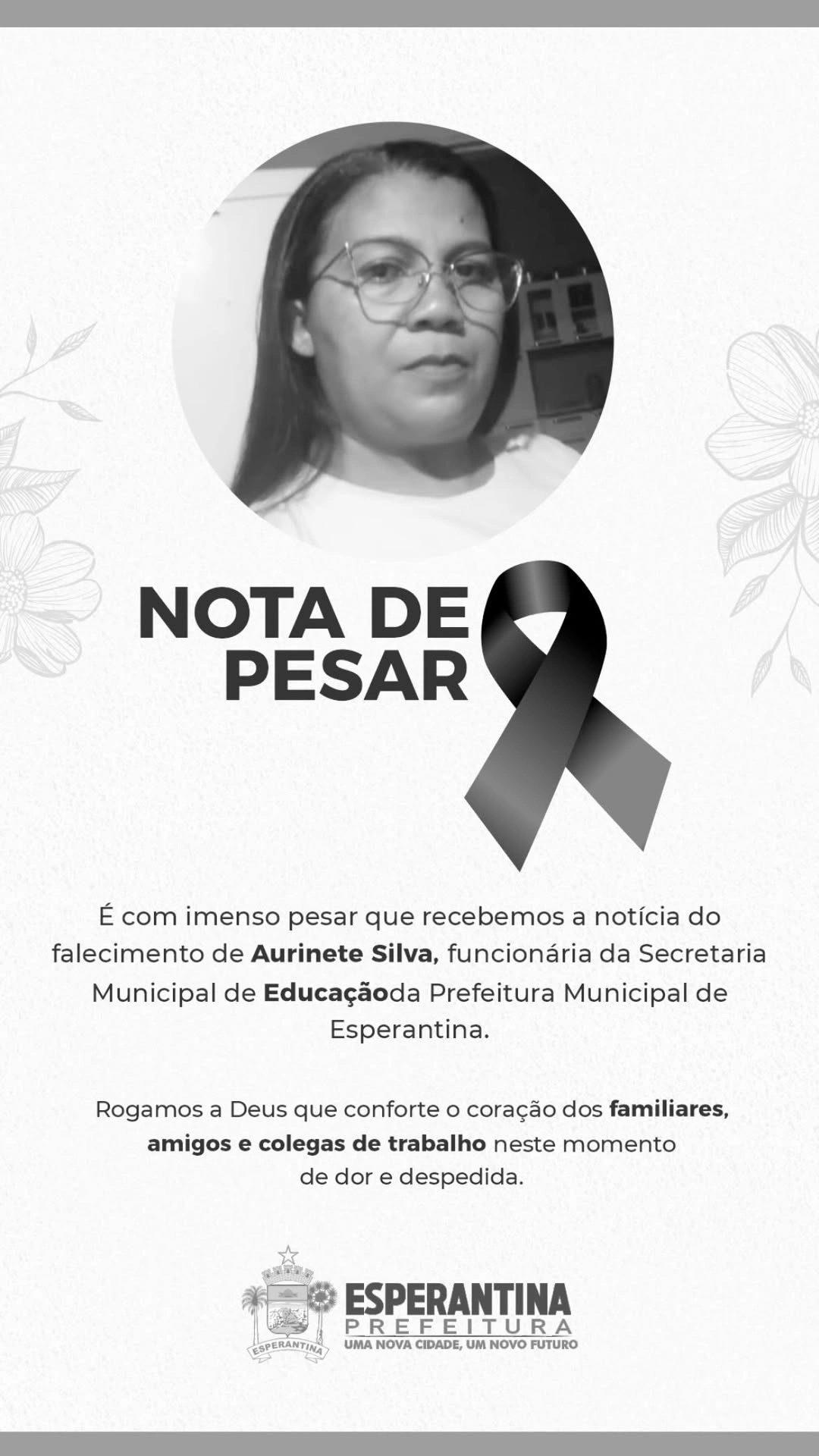 Funcionária pública é morta a facadas na zona rural de Esperantina